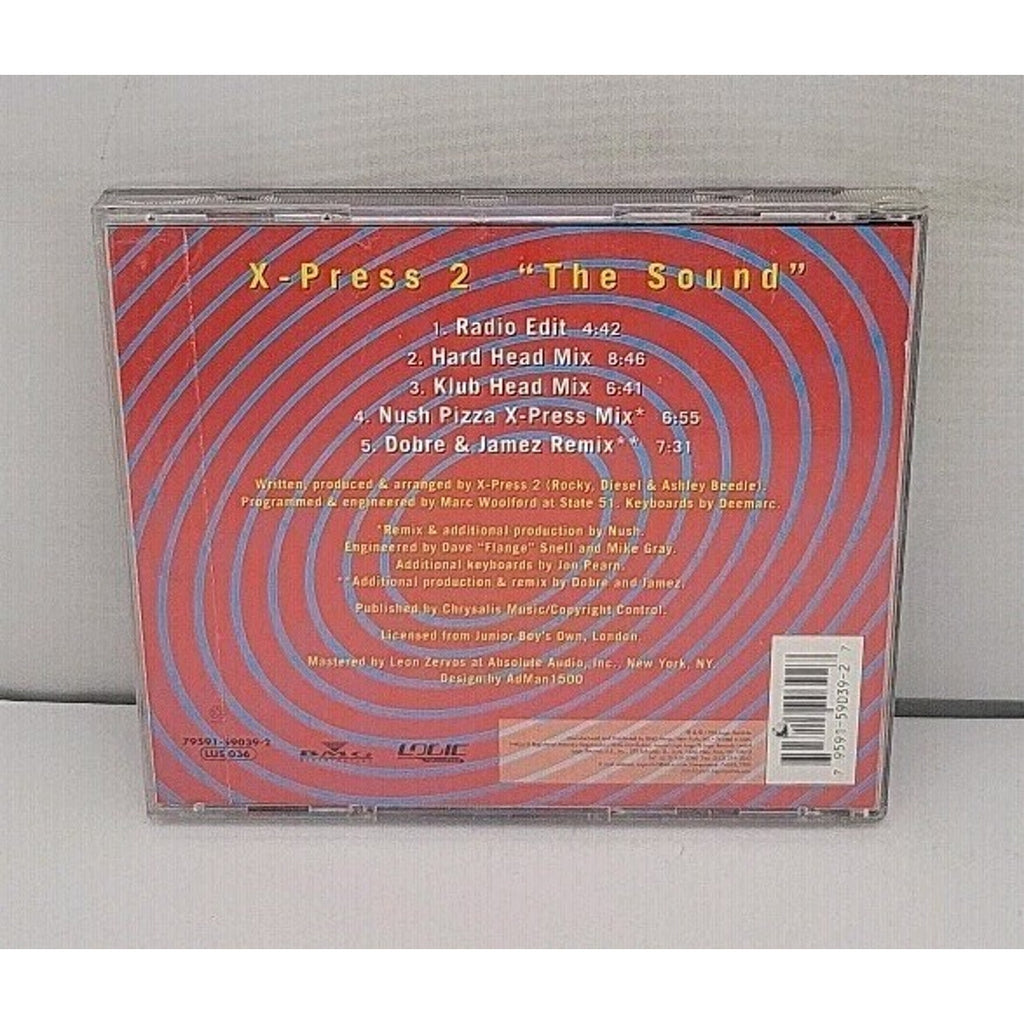 Sound [Single] by X-Press 2 (CD, Mar-1996, Logic Records)