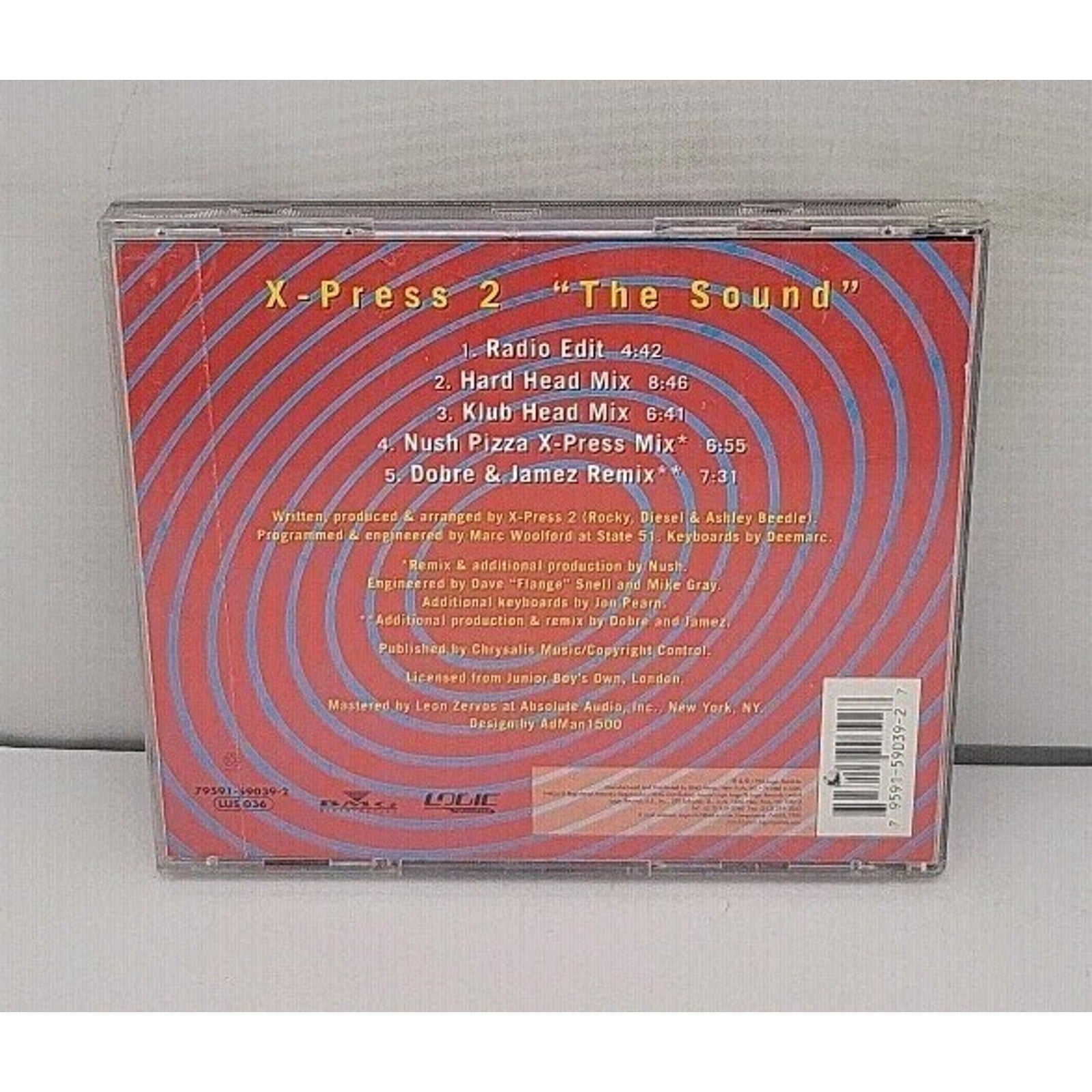 Sound [Single] by X-Press 2 (CD, Mar-1996, Logic Records)