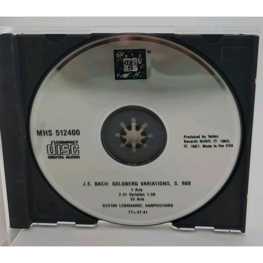 Johann Sebastian Bach Goldberg Variations, S. 988 (CD)