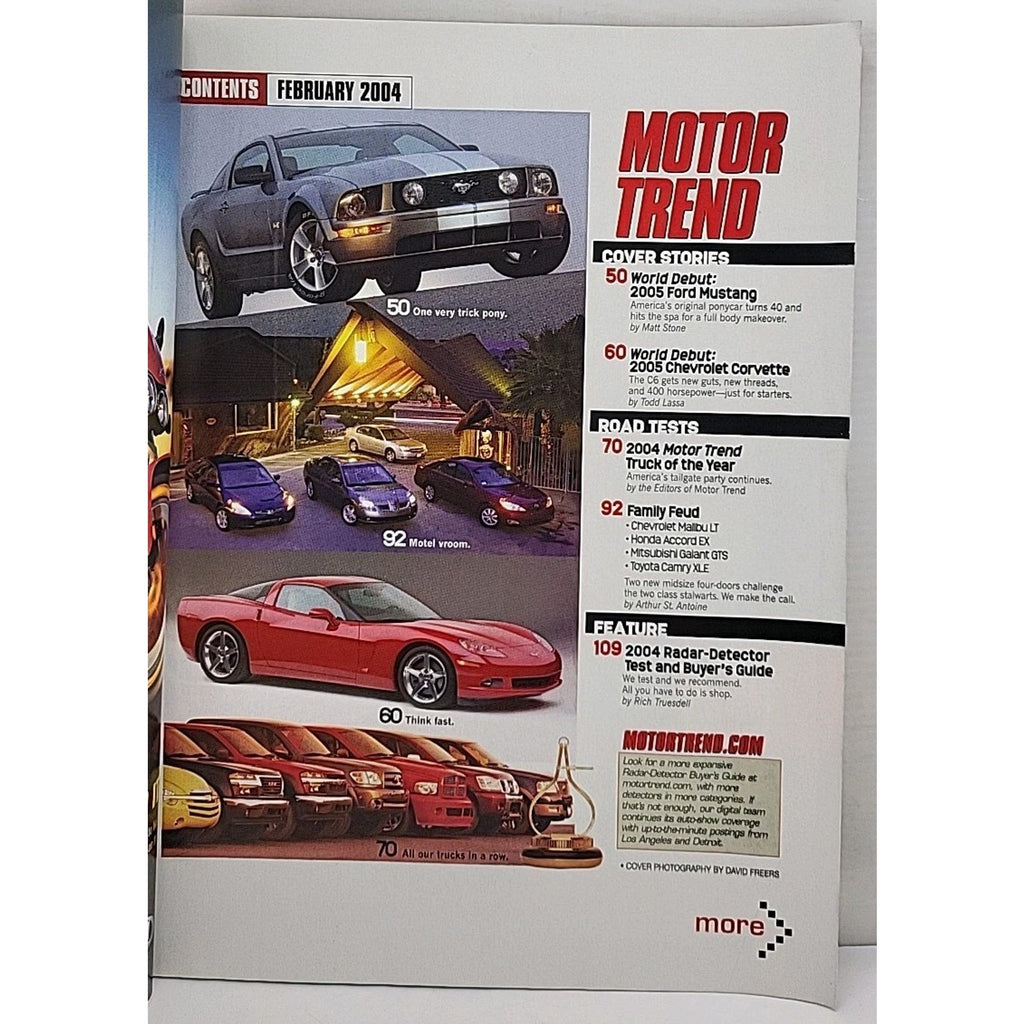 Motor Trend Magazine February 2004