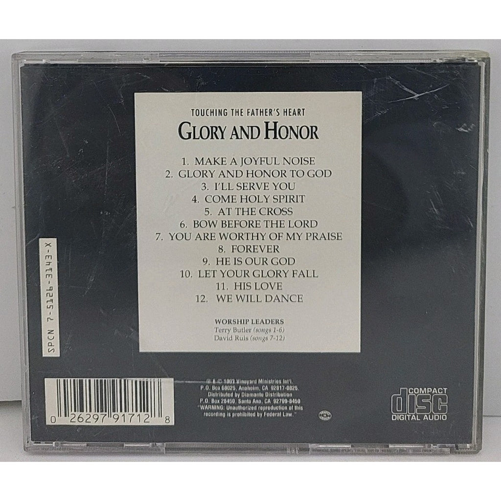 Touching the Father's Heart Glory & Honor (Christian Music Audio CD, 1993)