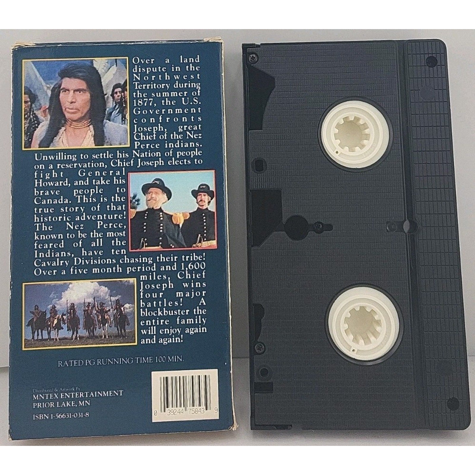 I Will Fight No More Forever VHS Sam Elliot James Whitmore