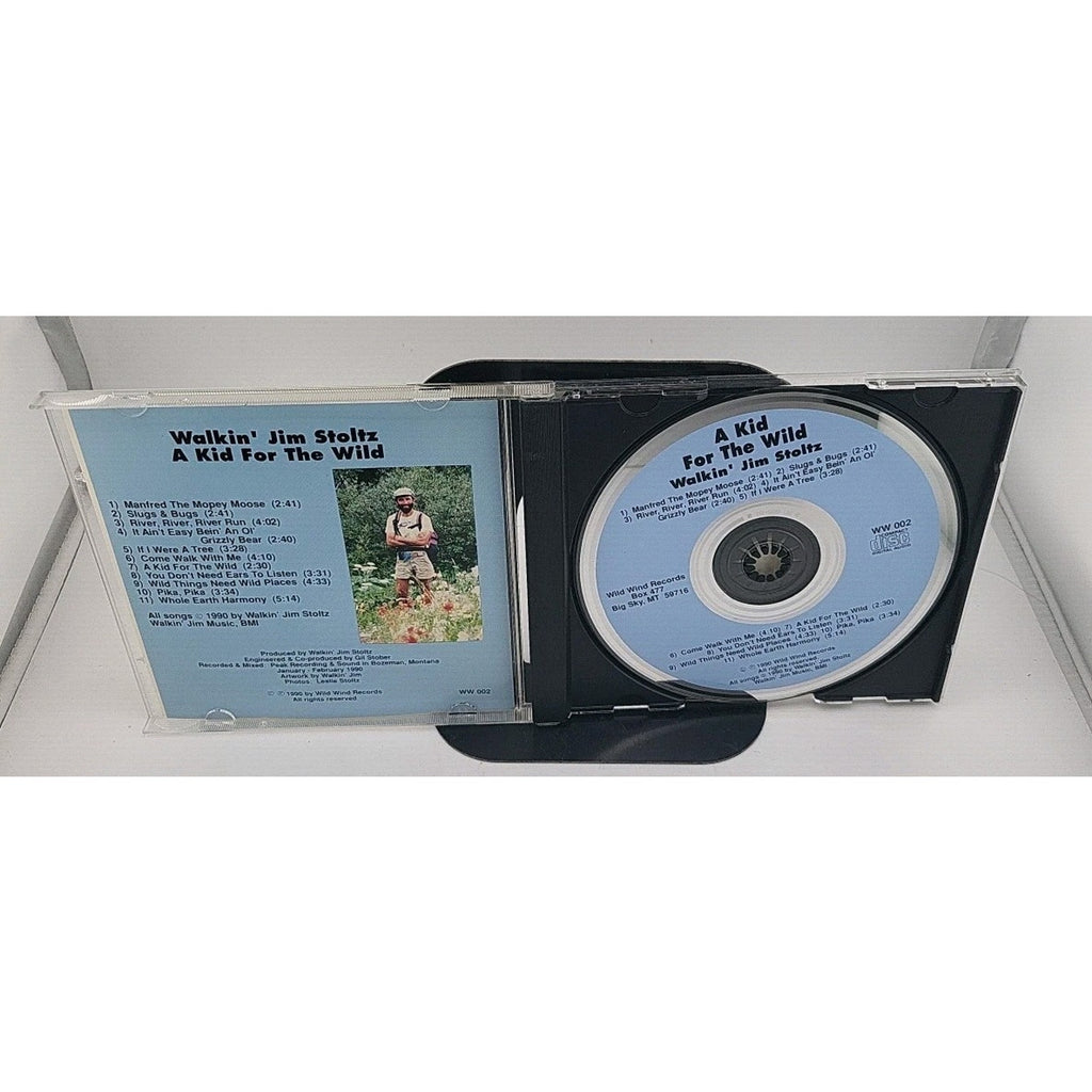 A Kid For The Wild by Walkin' Jim Stoltz (CD, 1990, Wild Wind)