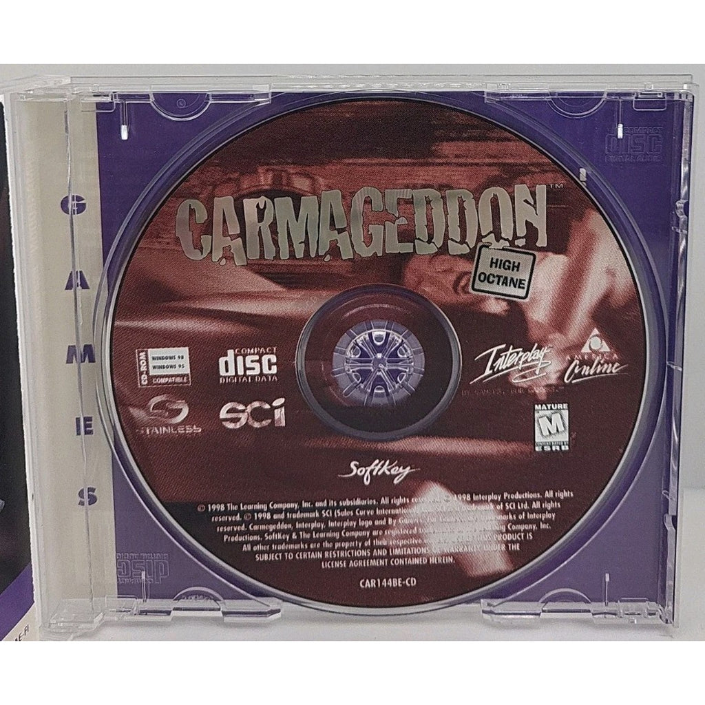 Carmageddon - Windows 95/98 PC Auto Racing Game on CD-ROM