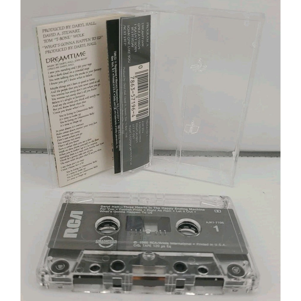 Daryl Hall Three Hearts In The Happy Ending Machine (Cassette 1986)