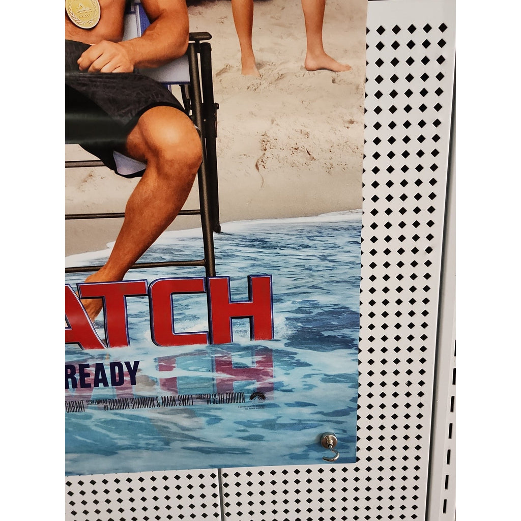 Baywatch - Movie Poster with Dwayne Johnson and Zac Efron