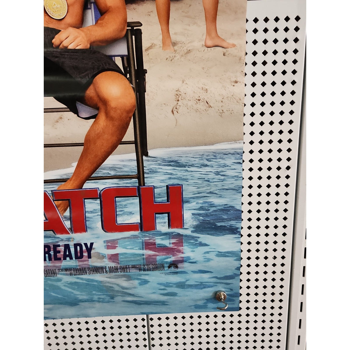 Baywatch - Movie Poster with Dwayne Johnson and Zac Efron