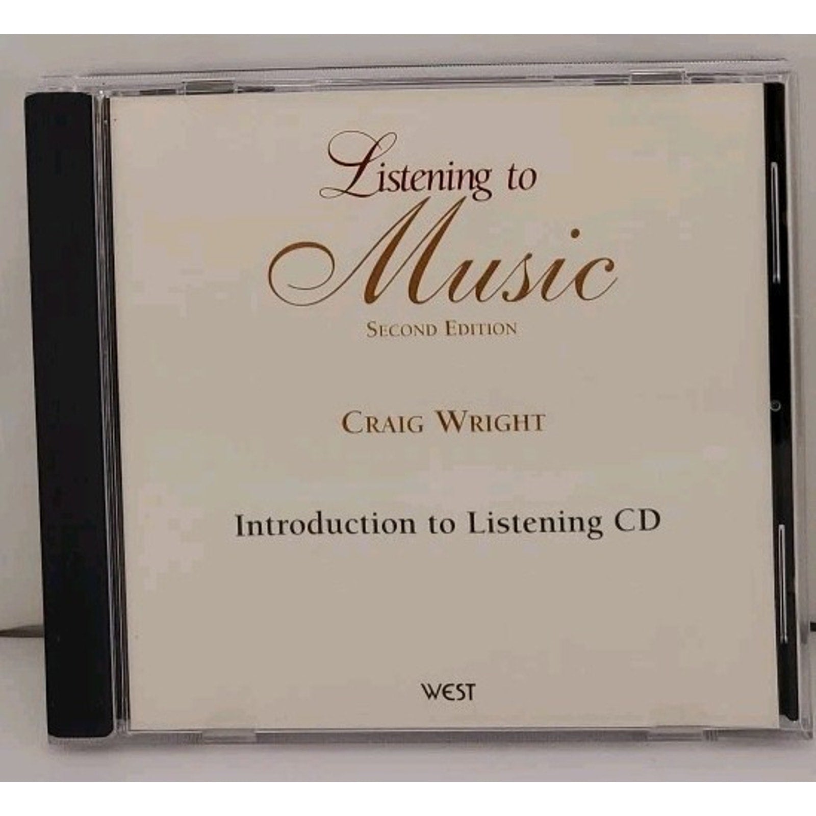 Listening to Music 2nd Ed. Introduction (CD, 1996)