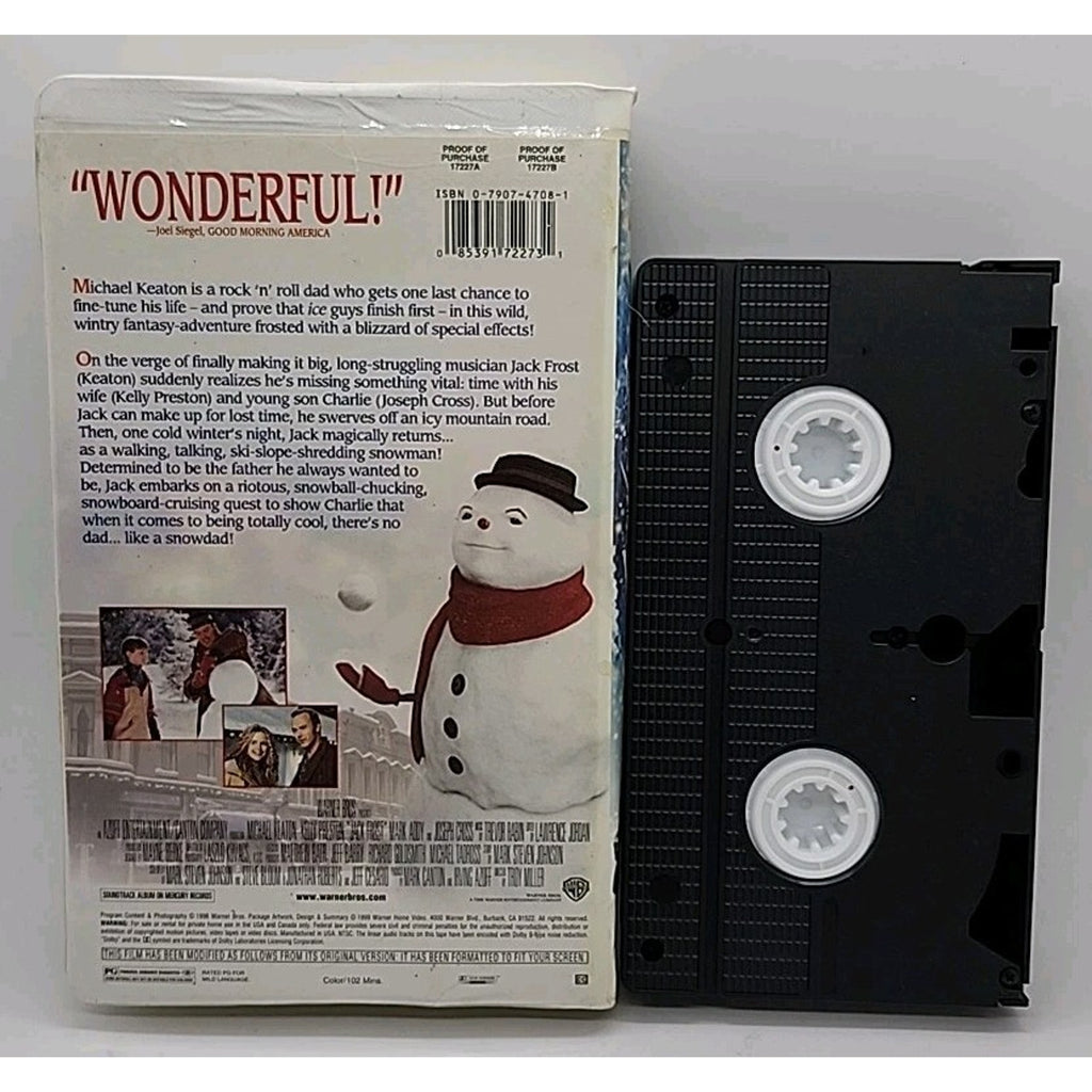 Jack Frost (VHS, 1999, Clamshell)