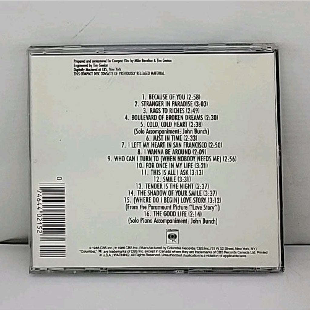 16 Most Requested Songs by Tony Bennett (CD, 1990)