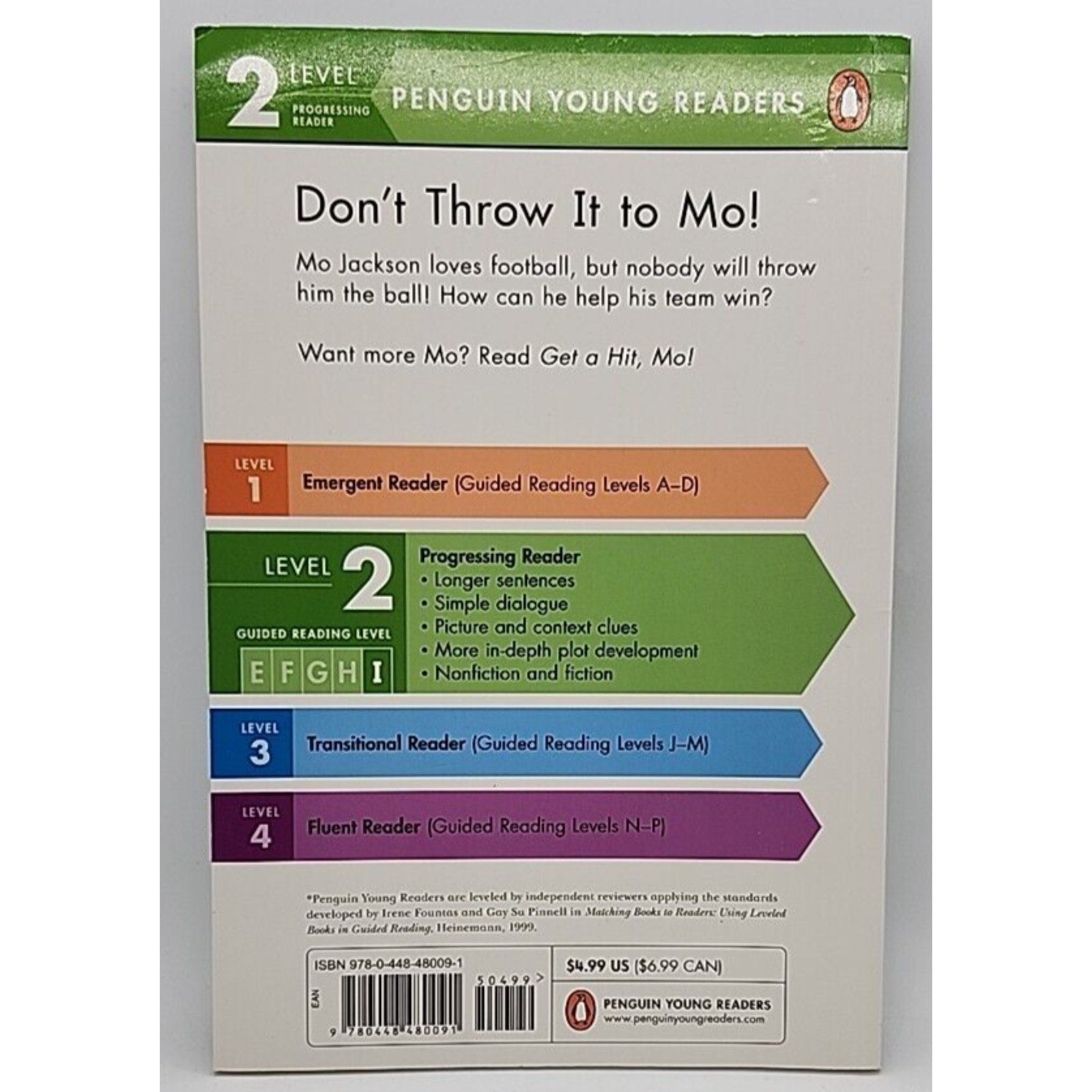 Don't Throw It to Mo! by David A. Adler (2016, Trade Paperback)