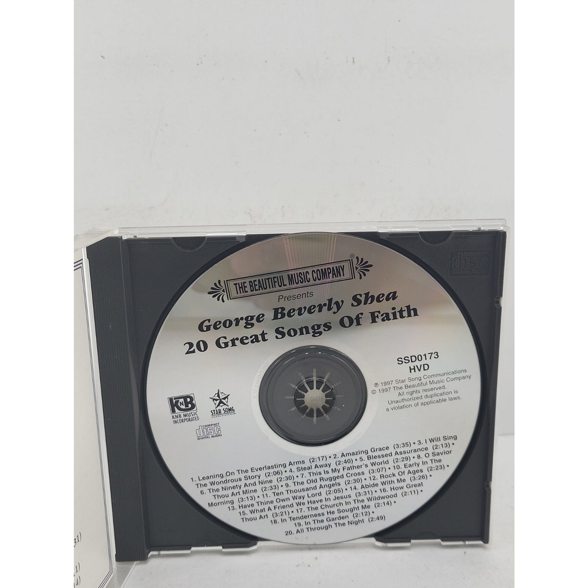 George Beverly Shea 20 Great Songs Of Faith CD