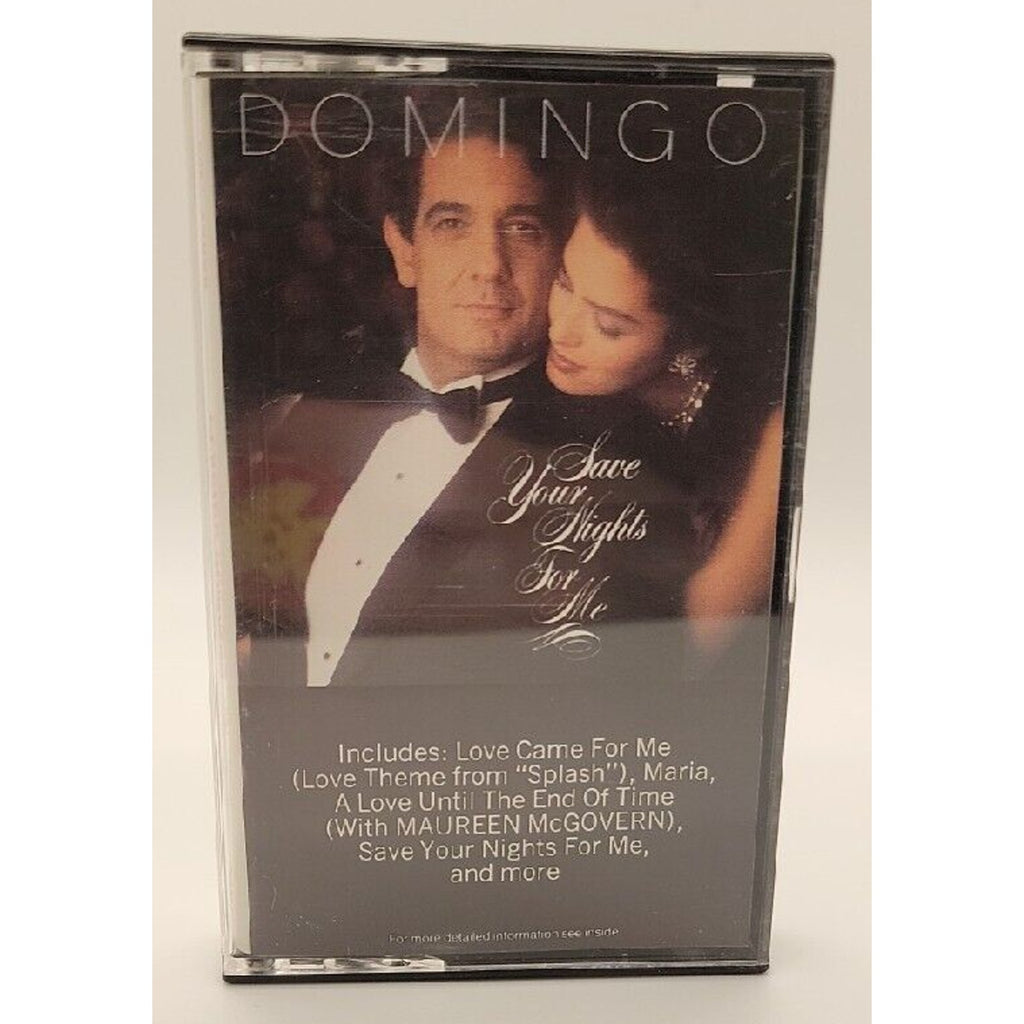 Placido Domingo - Save Your Nights For Me (Cassette, 1985)