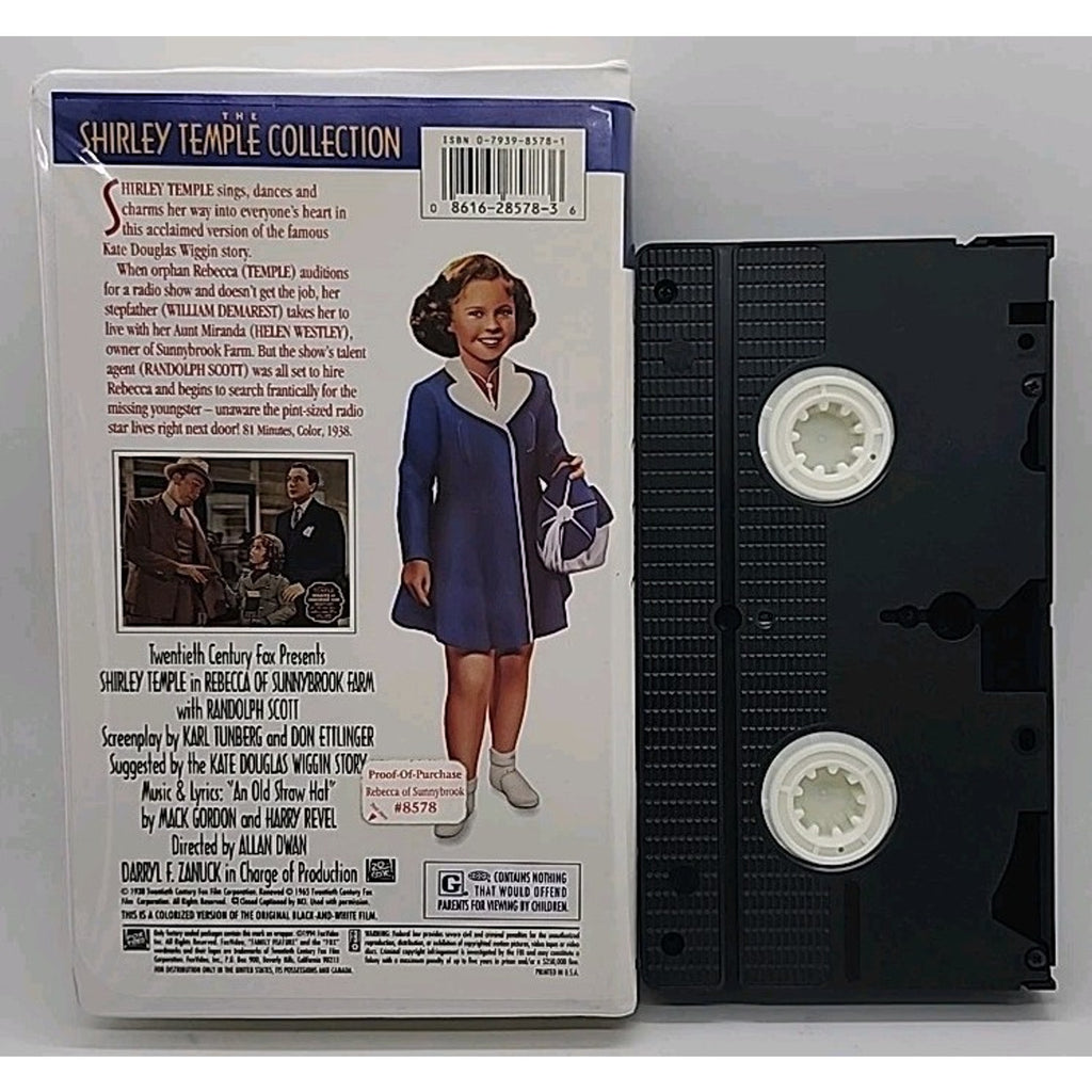 Rebecca of Sunnybrook Farm (VHS, 1998)