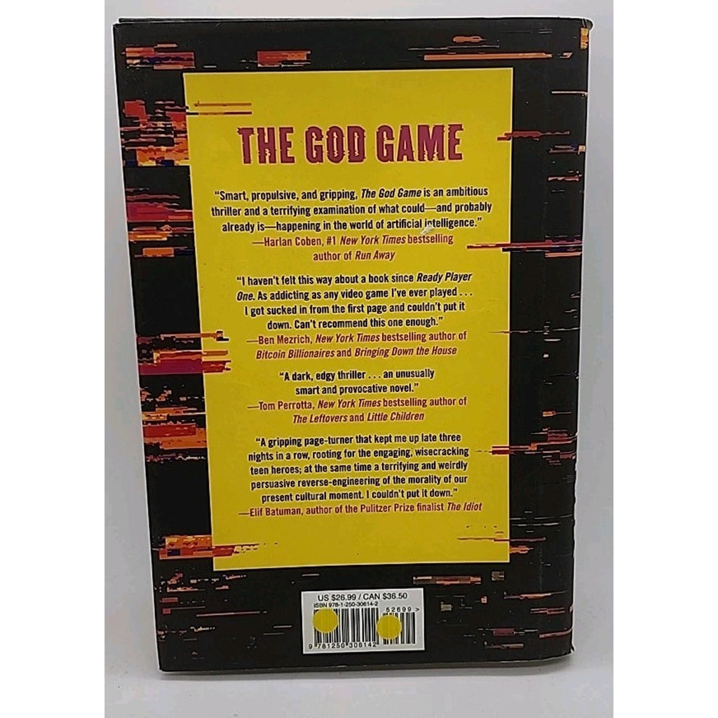 God Game : A Novel by Danny Tobey (2020, Hardcover)