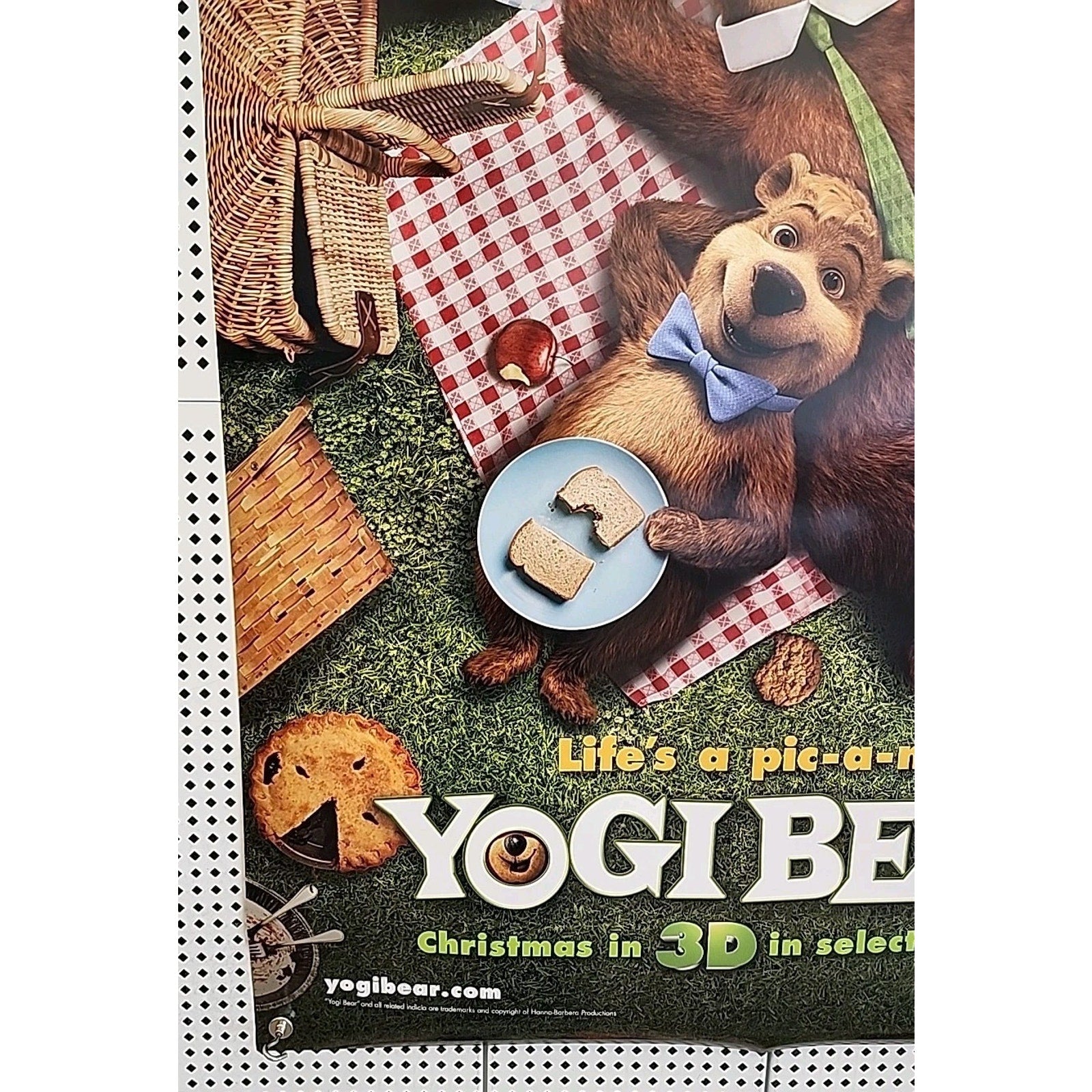 Yogi Bear Movie Poster 2 Sided Original Advance 27x40 Justin Timberlake