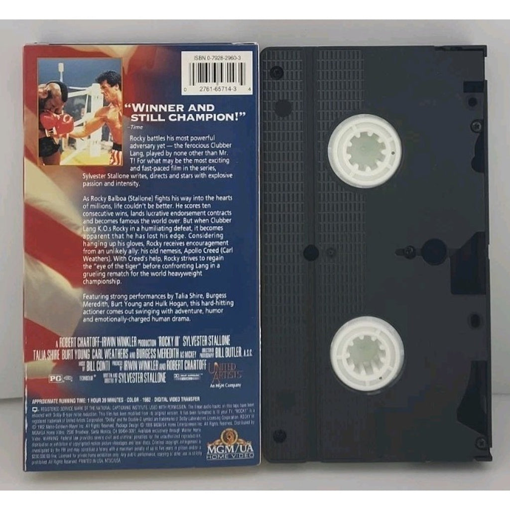 The Rocky Anthology (VHS, 2001, 5-Tape Set)