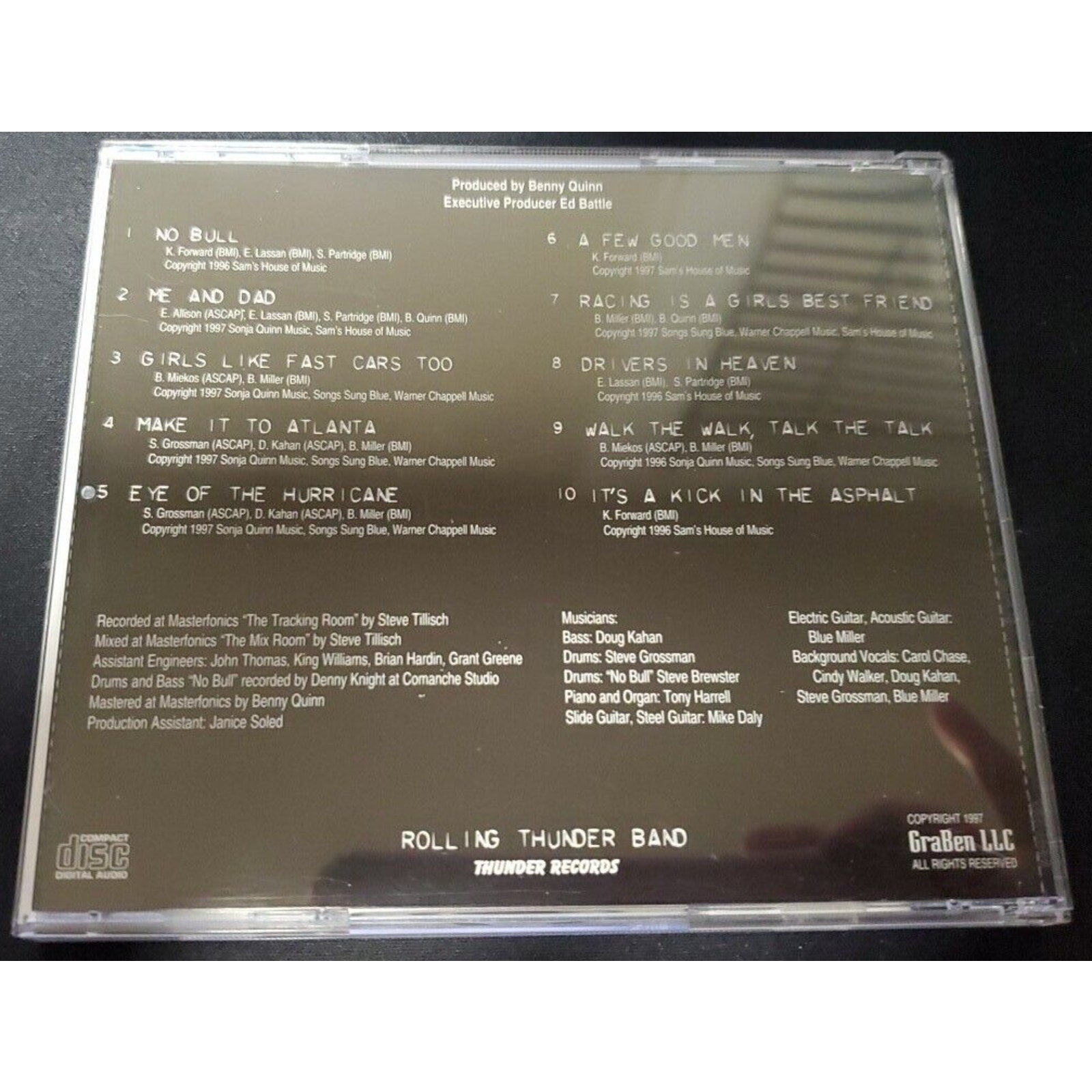 Kick In The Asphalt by Rolling Thunder Band (CD,1997)