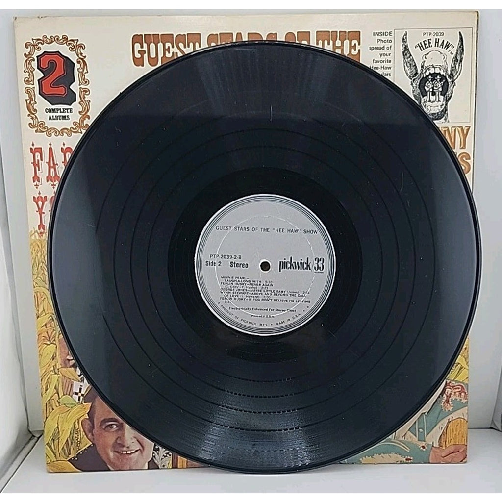 Hee Haw Show Guest Stars Vinyl Record 2 Complete Albums Country