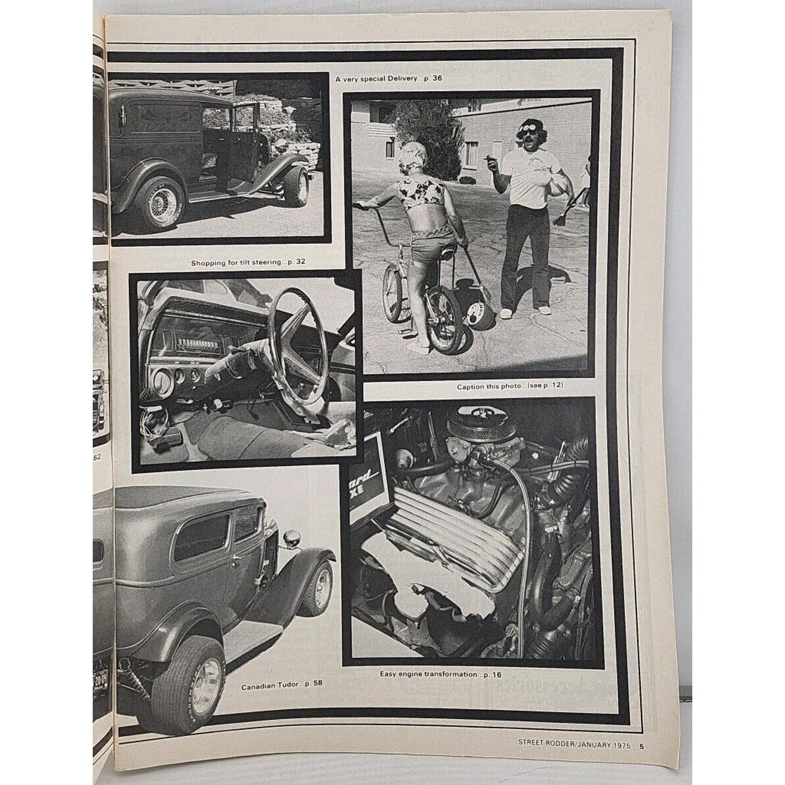 Street Rodder Magazine January 1975 Volume 4 No. 1