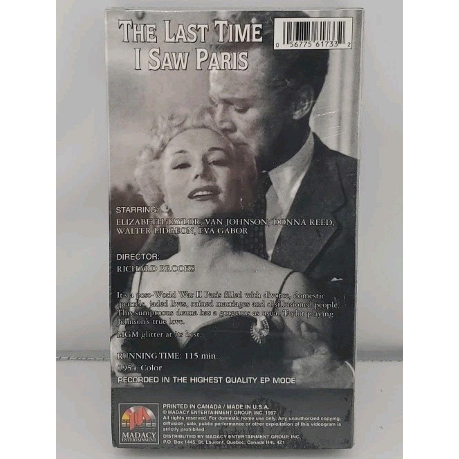 Last Time I Saw Paris (VHS) *Brand New*