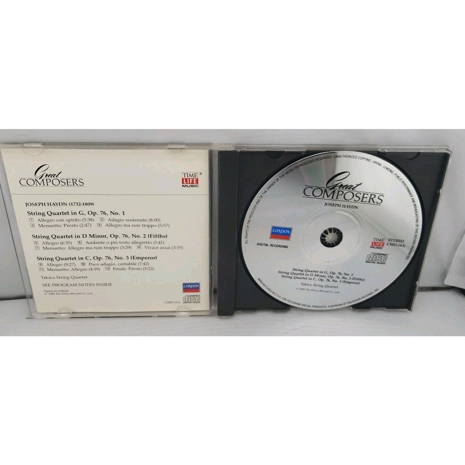 Haydn Great Composers CD