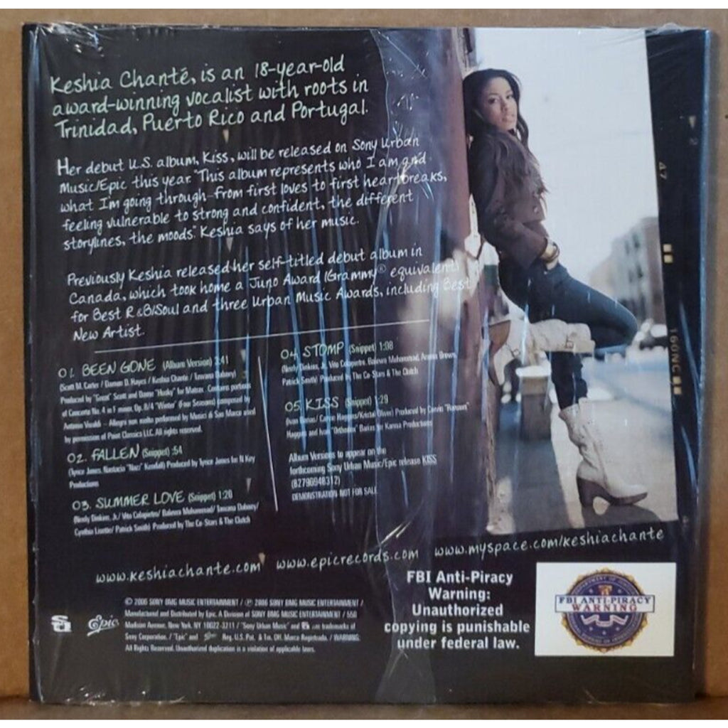 Keshia Chante Sampler CD Promo