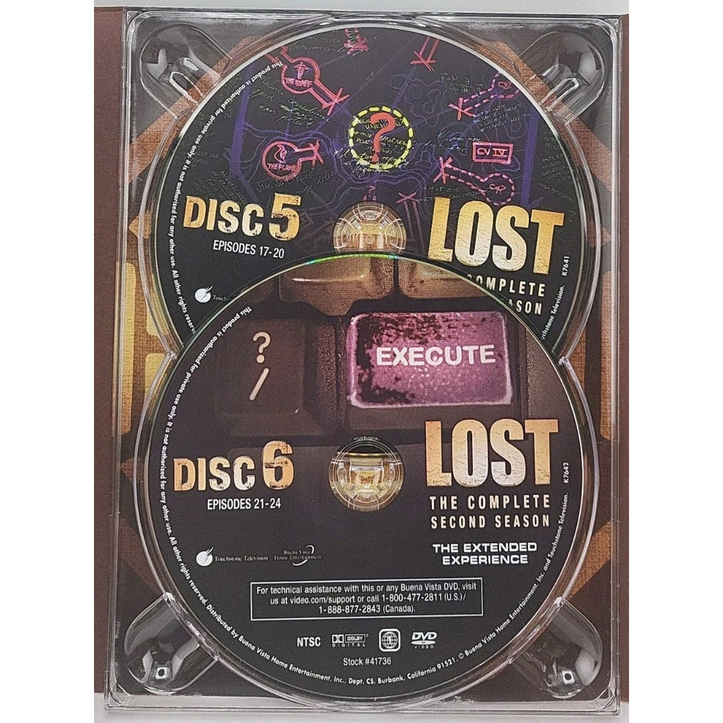 Lost: the Complete Second Season (DVD, 2005)