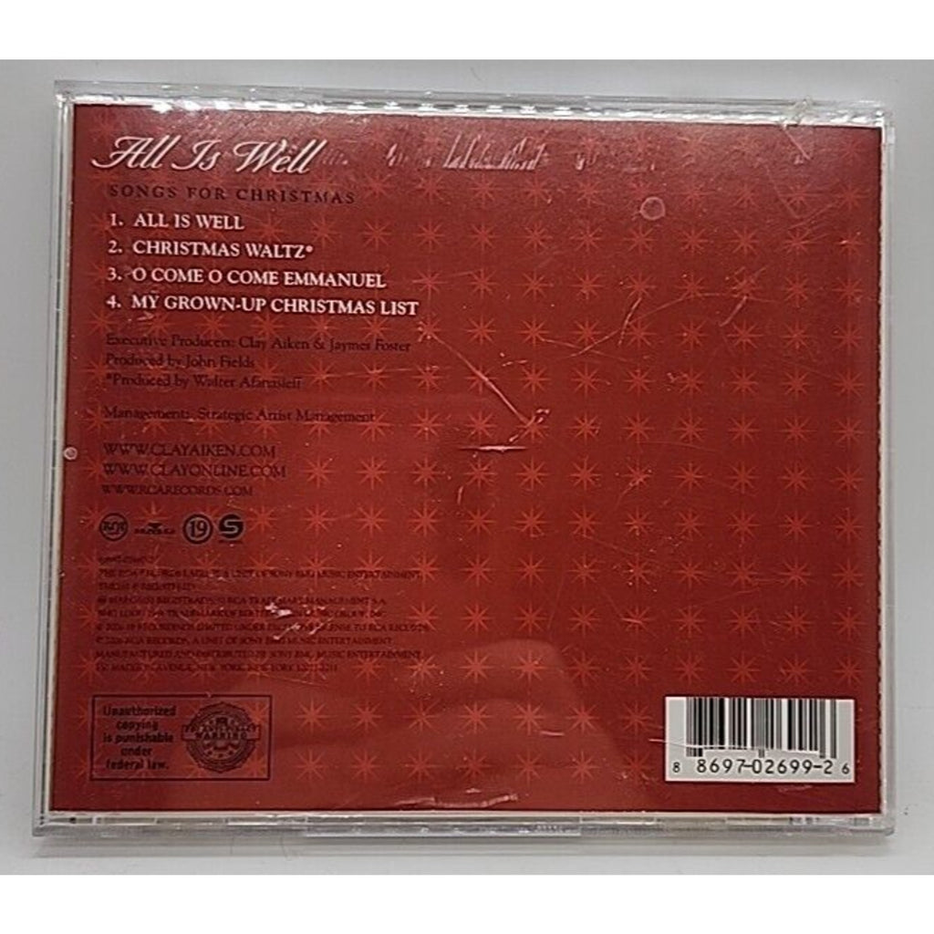 Clay Aiken All Is Well: Songs Shopko (CD)