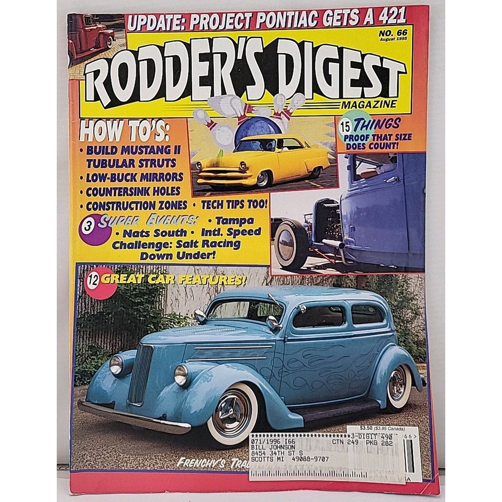 Rodder's Digest Magazine August 1995 Volume 14 Number 66