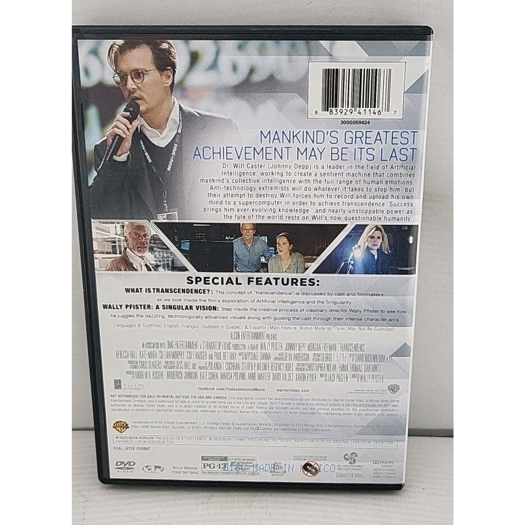 Transcendance (DVD, 2014)