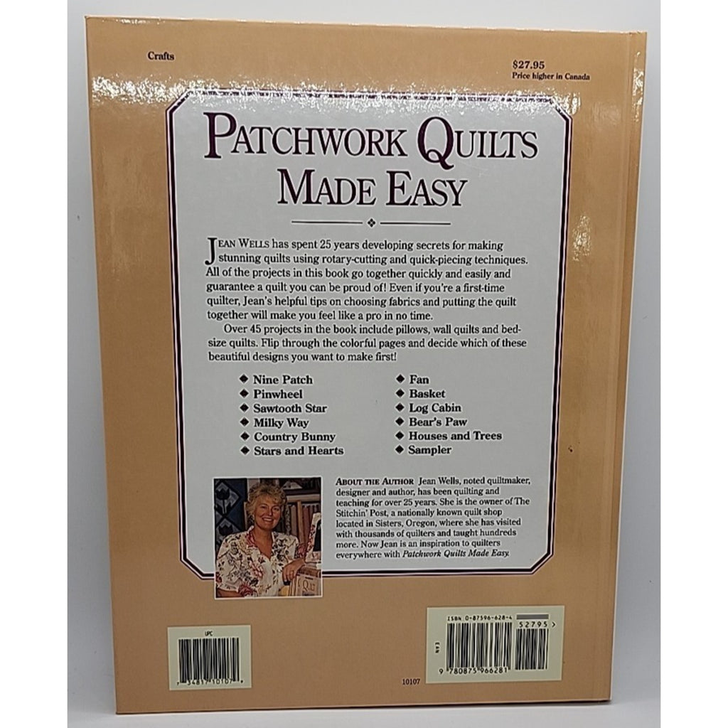 Patchwork Quilts Made Easy : Be Proud of a Quilt You Can Make in Just Three Days