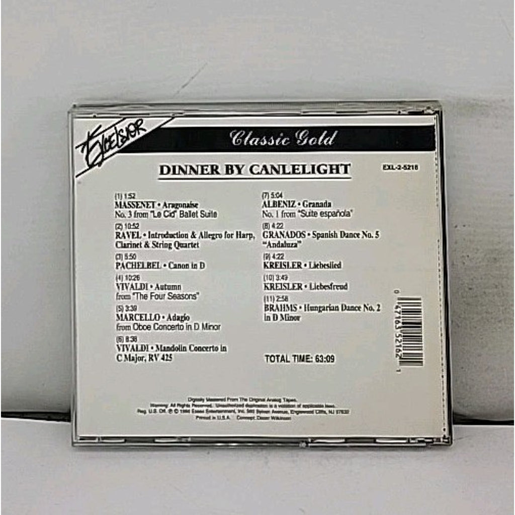 Dinner by Candlelight EXCELSIOR Classic Gold - Audio CD