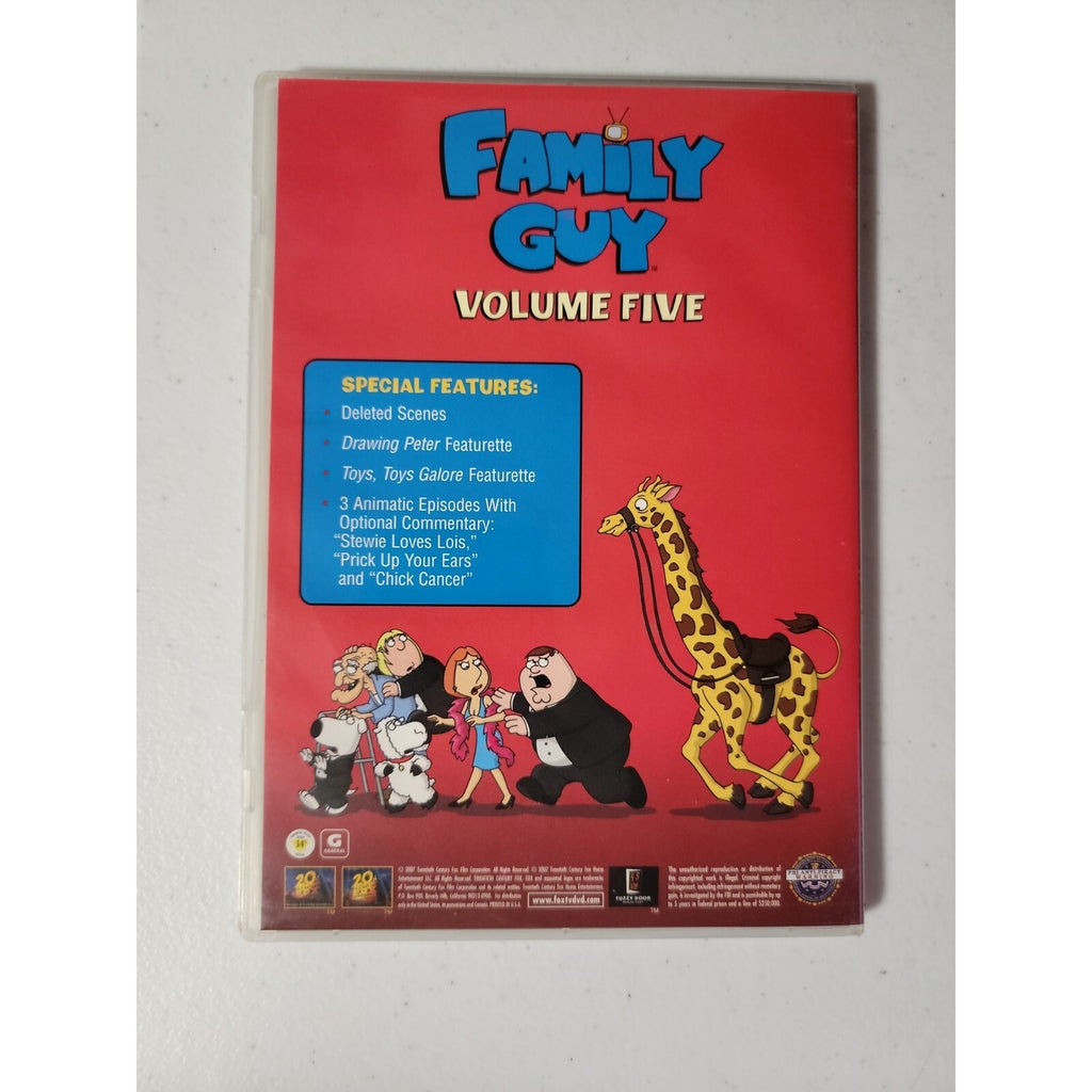 Family Guy Volume Five Disc Two+Three (DVD)