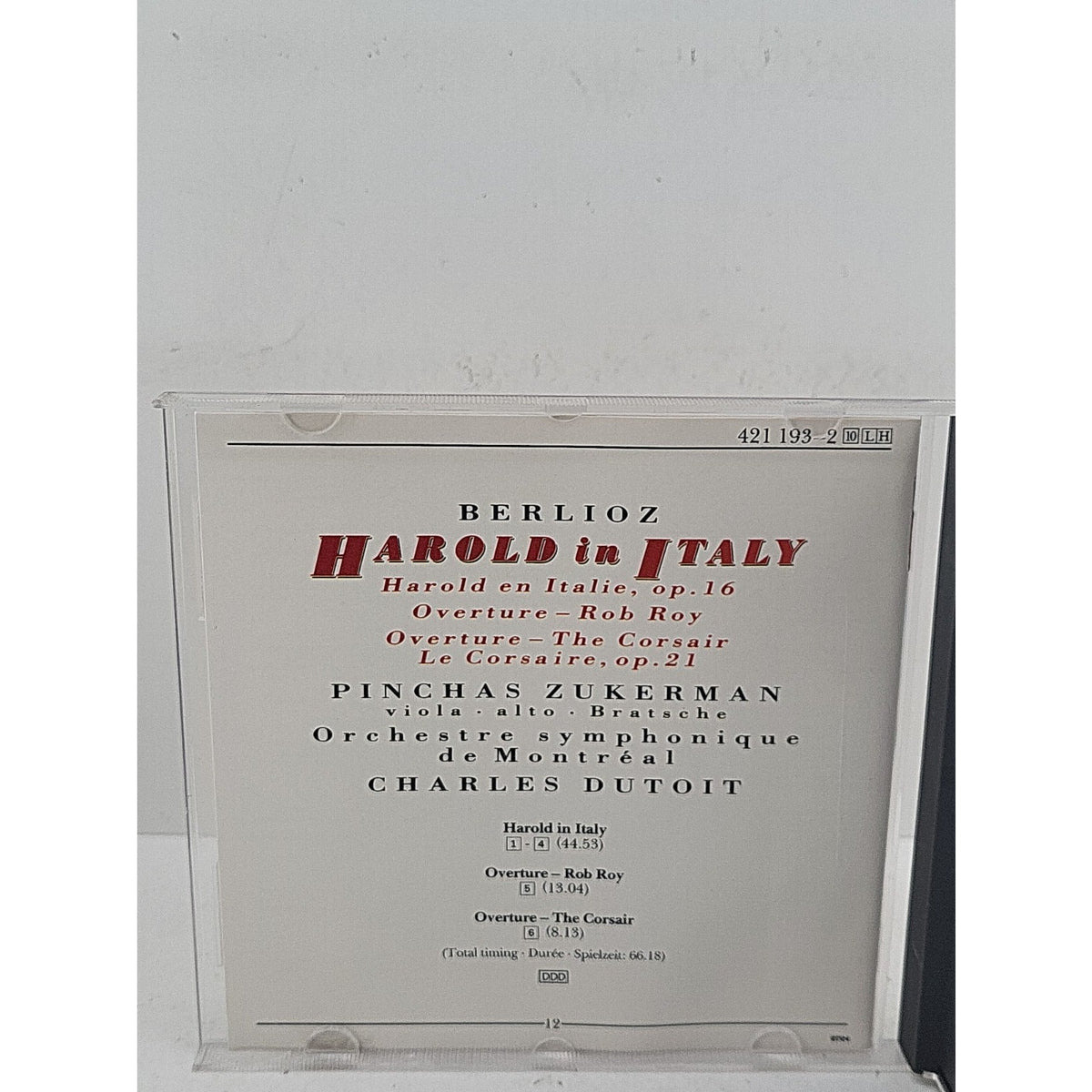Berlioz: Harold in Italy; Zuke by Dutoit, Charles; ; Montreal Symphony Orchestra