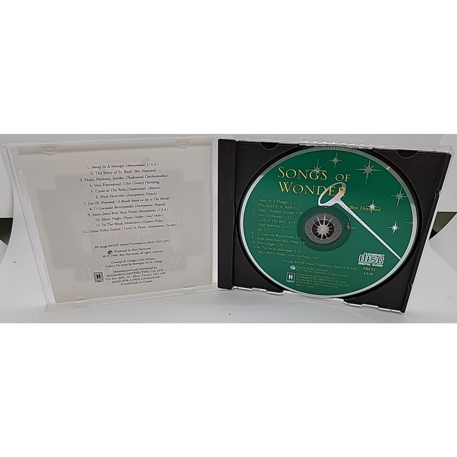 Songs Of Wonder Ben Heywood CD