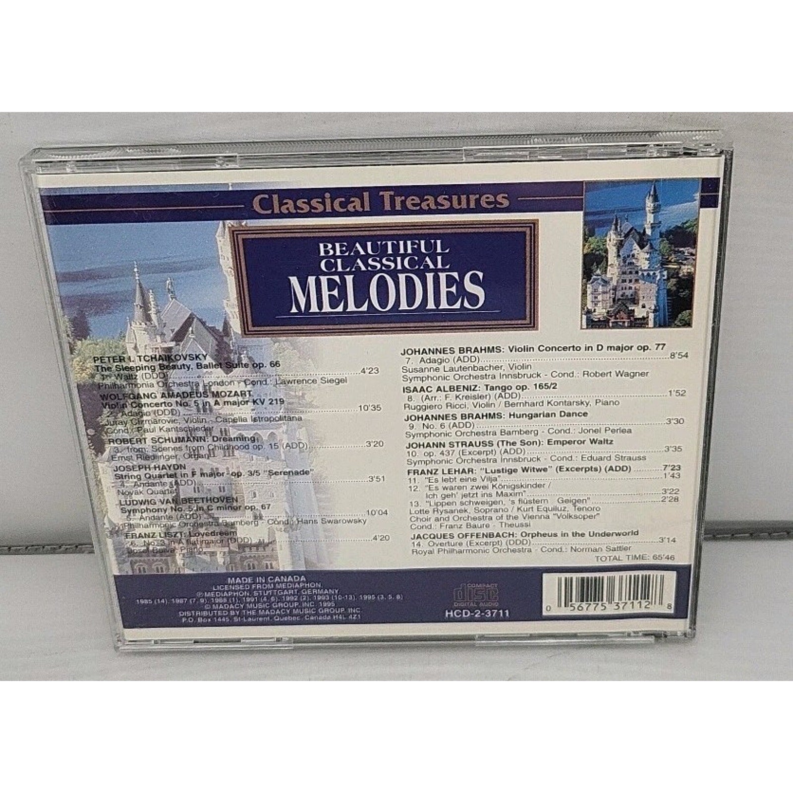 Beautiful Classical Melodies by Various (CD, 1997)