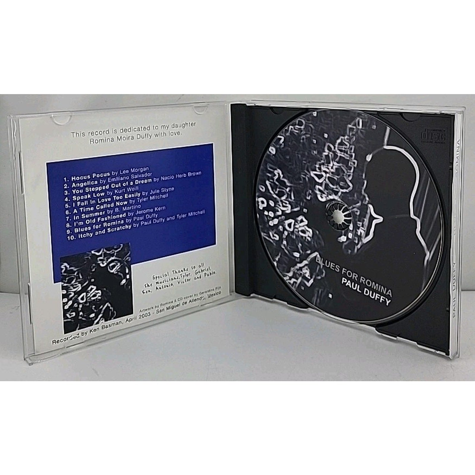 Blues For Romina By Paul Duffy CD