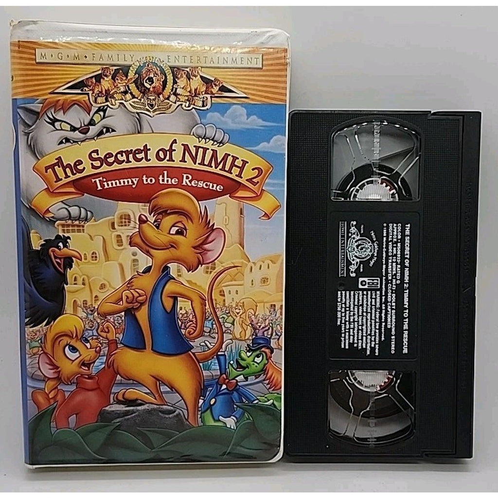 The Secret of NIMH 2: Timmy to the Rescue (VHS, 1998, Family Entertainment)
