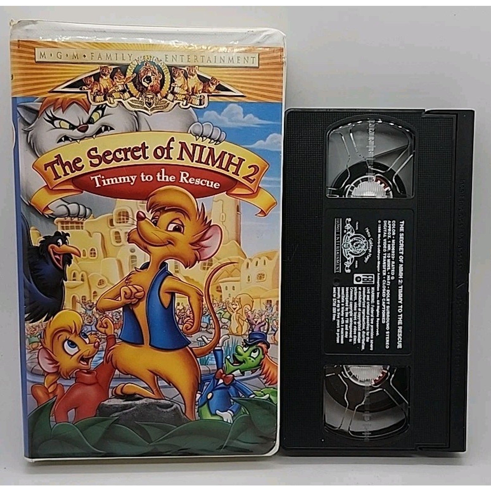 The Secret of NIMH 2: Timmy to the Rescue (VHS, 1998, Family Entertainment)