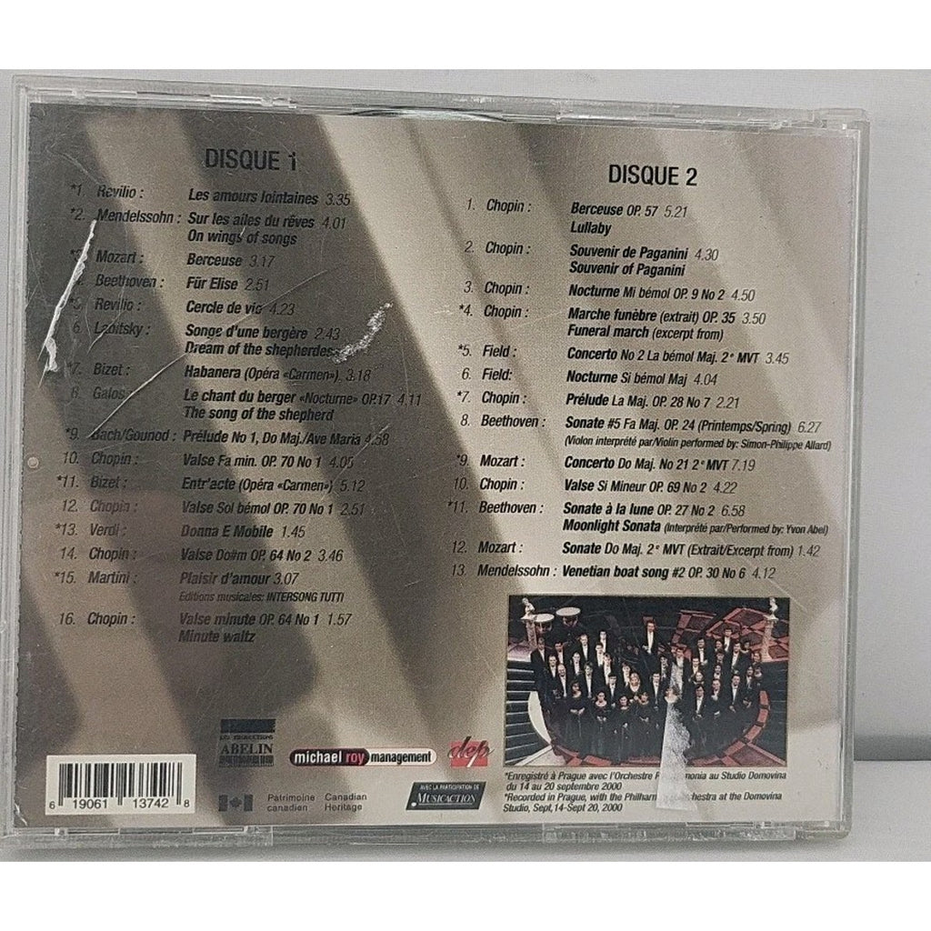 Richard Abel Inspiration Classique 2 CD Album with Prague Philharmonia Signed