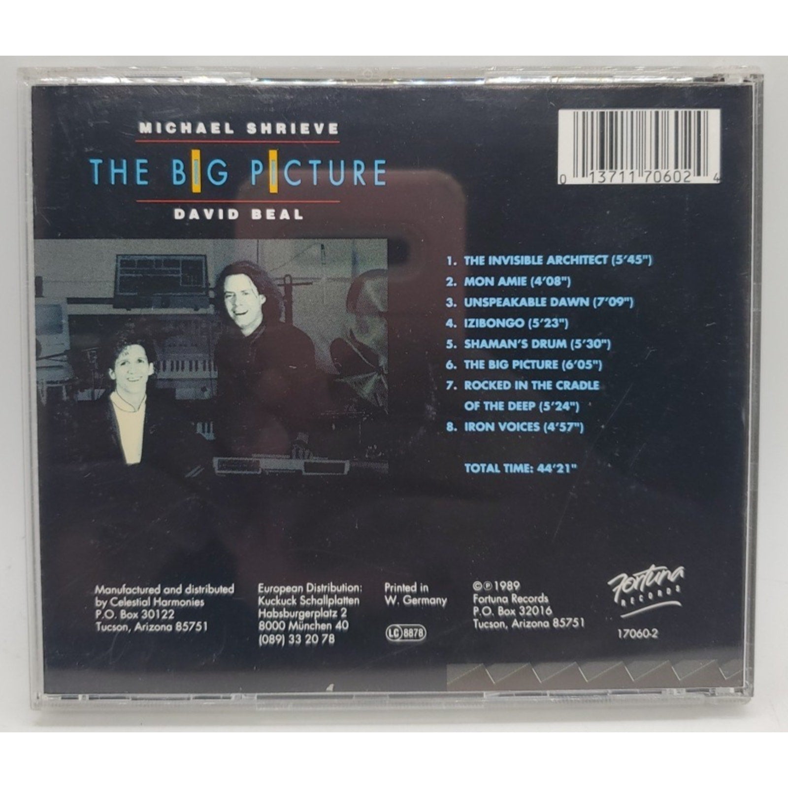 Shrieve/Beal : Big Picture by Michael Shrieve (CD, 1992)