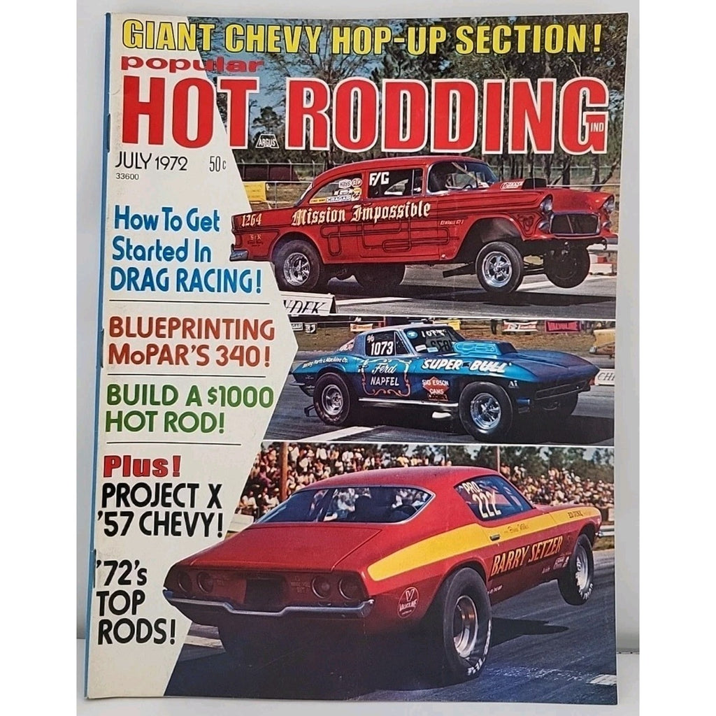 Popular Hot Rodding Magazine July 1972