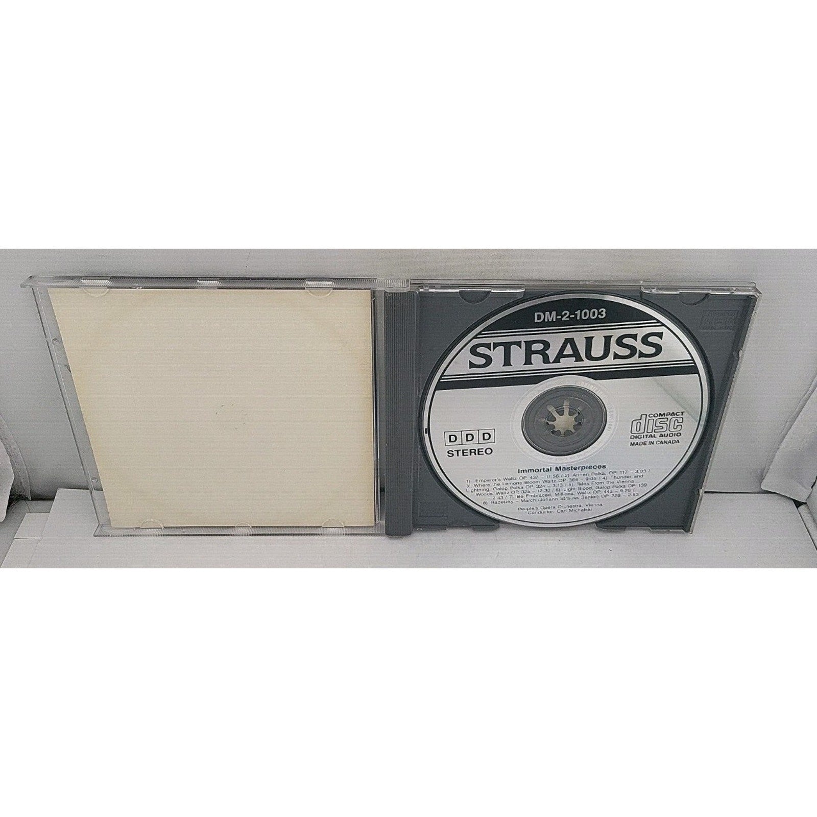 Strauss: Immortal Masterpieces; Emperor's Waltz, Op. 437 (CD, Sep-1994) - 1207