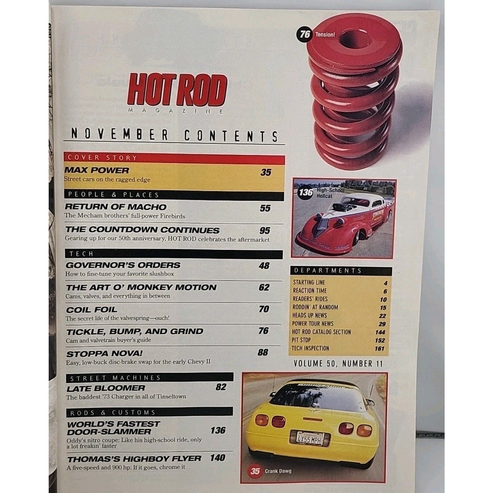 Hot Rod Magazine November 1997