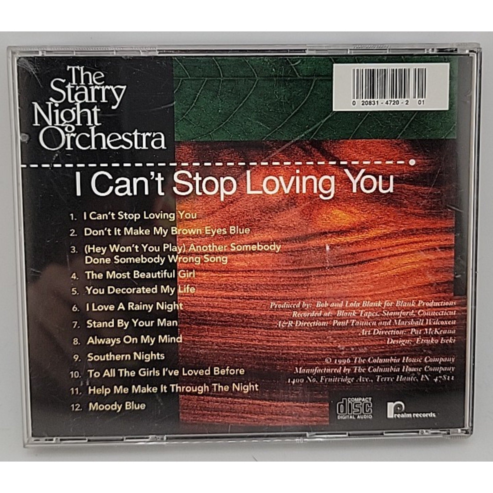 Starry Night Orchestra I Can’t Stop Loving You CD