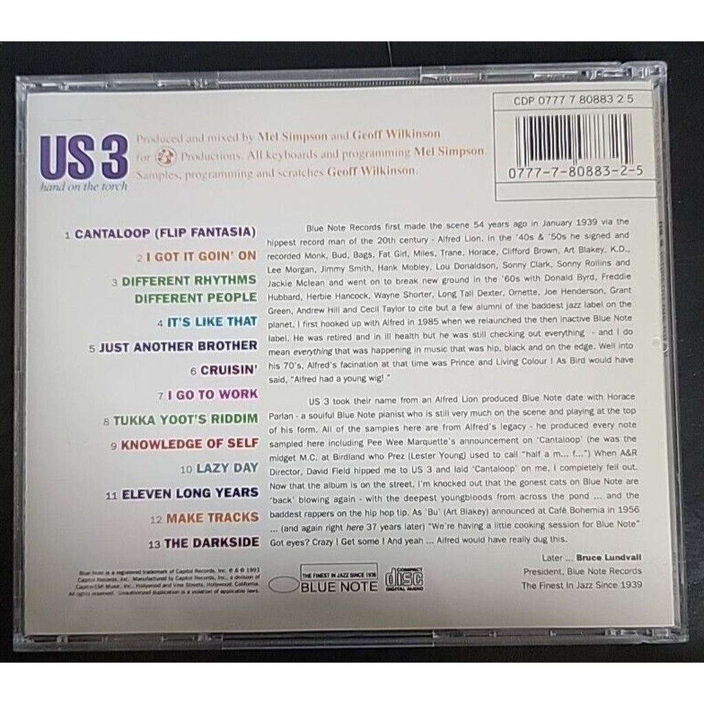 Hand on the Torch by Us3 (CD, 1993, Capitol)