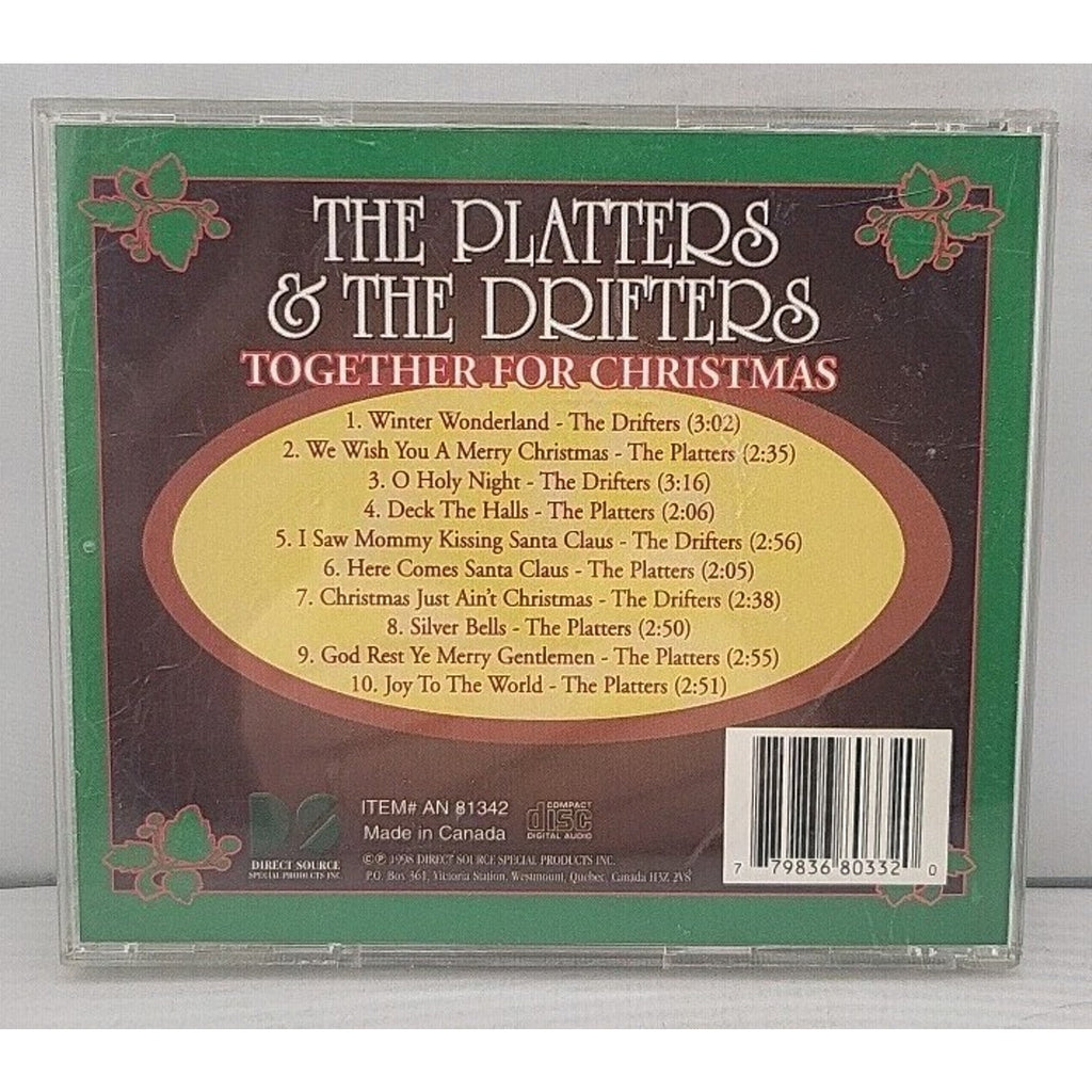 The Platters & The Drifters Together For Christmas (CD, 1998, Holiday Music)
