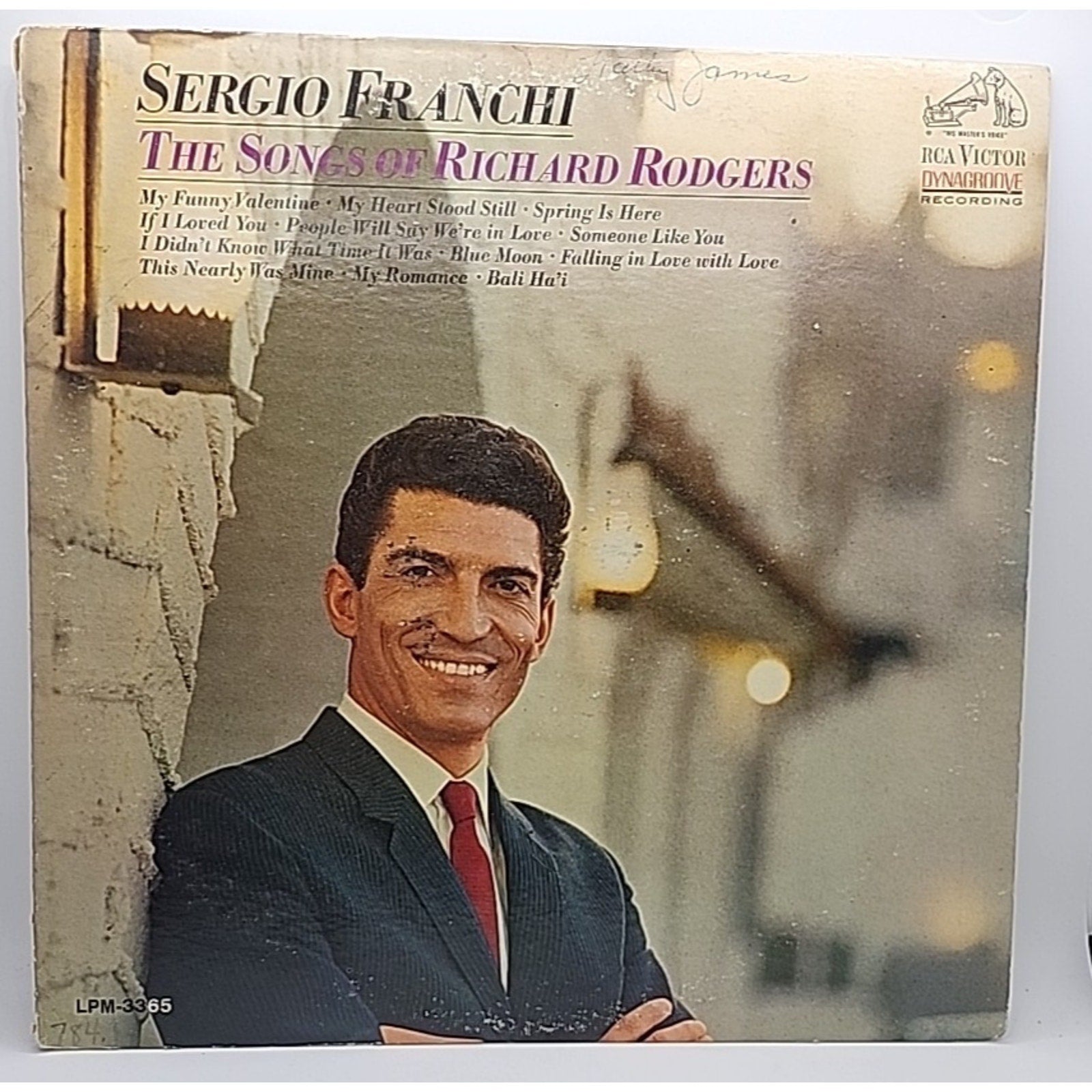 Sergio Franchi The Songs of Richard Rodgers RCA Records LSP-3365