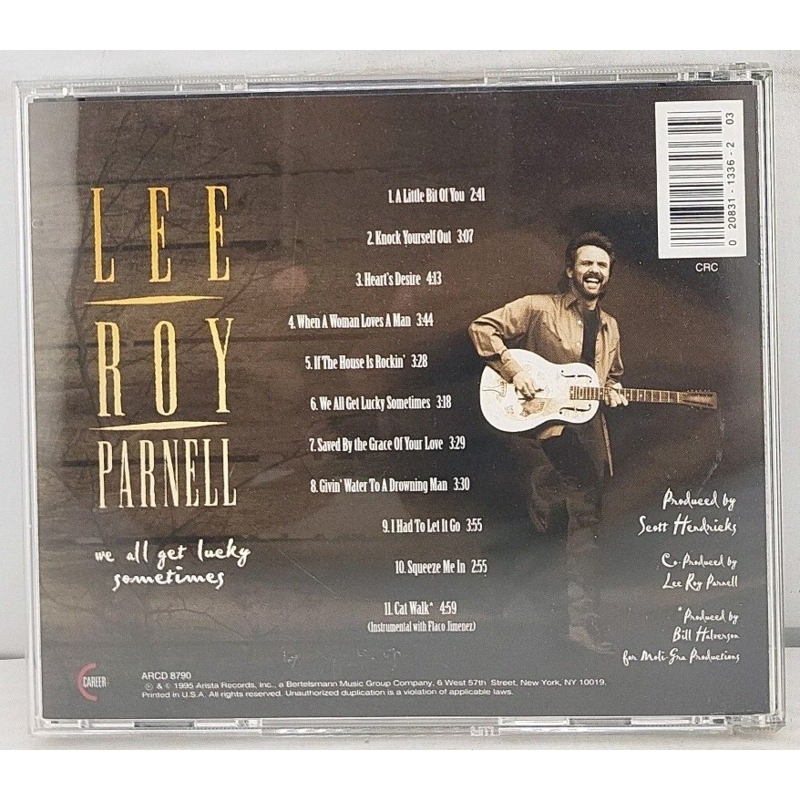 We All Get Lucky Sometimes - Lee Roy Parnell (CD 1995 Arista Records)